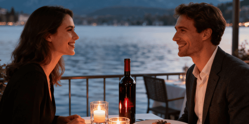 romantic dinner in Zurich