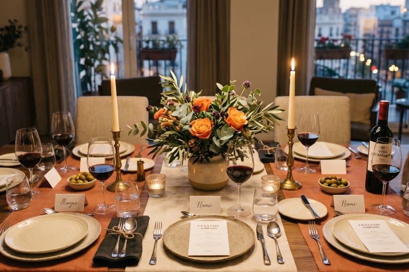 set a table for dinner