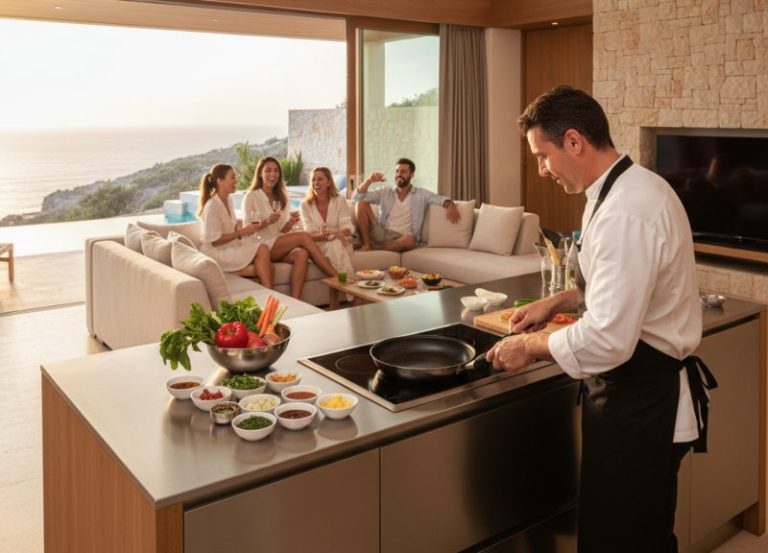 Un chef privé peut-il venir dans ma villa ?