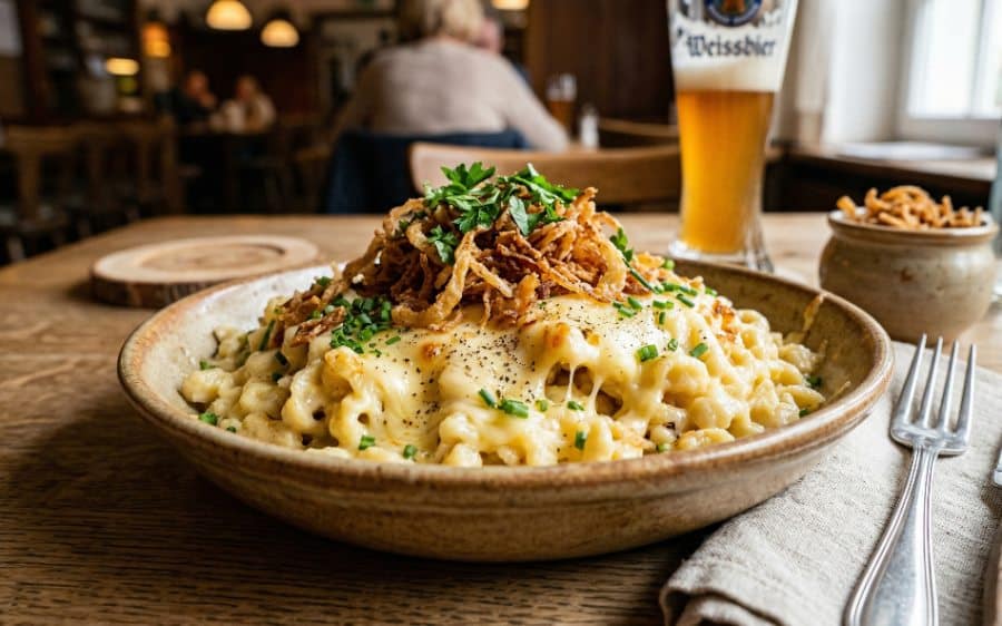 wie man käsespätzle zu hause macht