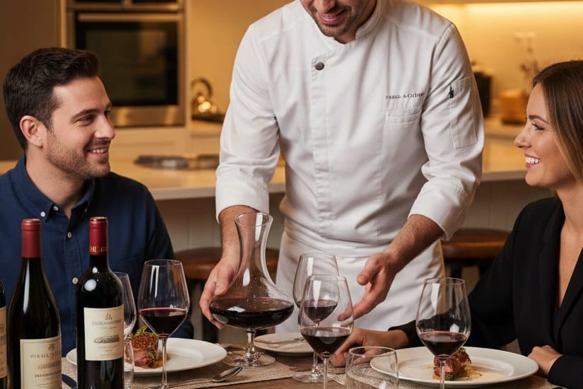 wine pairing dinner at home